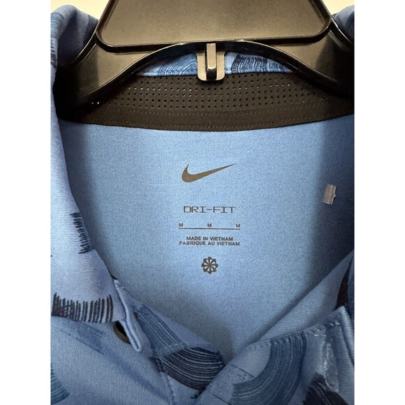 Nike Tour Dri-FIT Golf Polo Shirt Blue Design FD5739-402 Men's Size Medium NEW - Picture 2 of 4